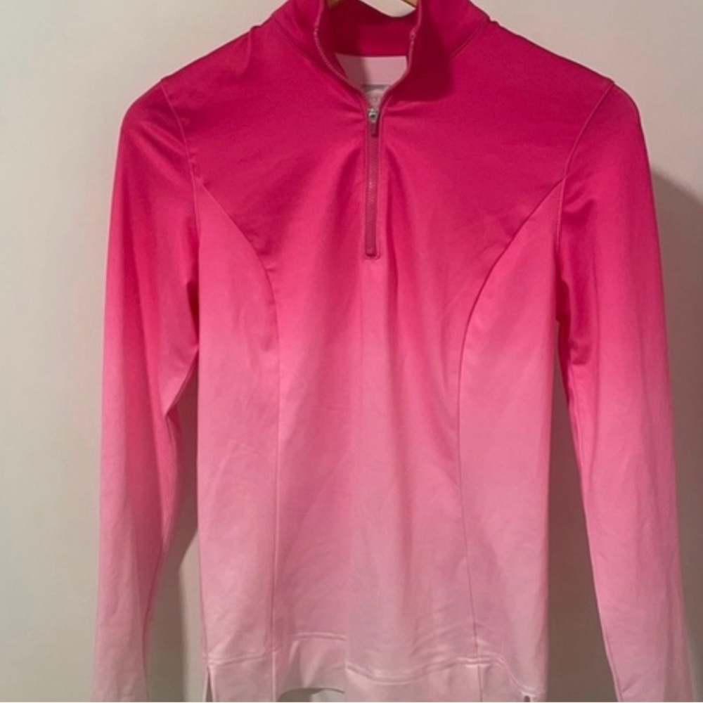 Slazenger Golf 1/4 zip pink ombré pullover. XS